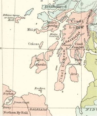 Skenes Map of Dalriada